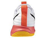 Wave Momentum Pro Unisex Voleybol Ayakkabısı Beyaz / Turuncu