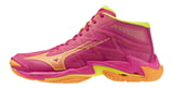 Wave Lightning Elite MID Unisex Voleybol Ayakkabısı Pembe / Sarı