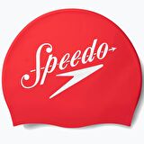 SPEEDO UNISEX SİLİKON BONE SLOGAN PRT CAP AU RED/WHITE 8-0838514614