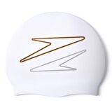 SPEEDO SİLİKON UNISEX YÜZÜCÜ BONESİ SLOGAN PRT CAP AU WHITE 8-0838515978 YZM