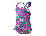 Speedo Speedo Digi Frill Trsp If Purple Çocuk Yüzme Mayosu 8-00314618239 Mor