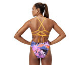 Speedo Alov Digi Lat Tbk Af 1Pc Assorted Kadın Yüzücü Mayosu 8-00406417974 Renkli