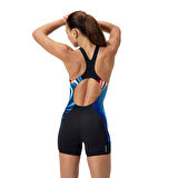 SPEEDO KADIN YÜZÜCÜ MAYOSU DIGITAL PRT AF LEGSUIT BLACK 8-00494418169 YZM