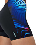 SPEEDO KADIN YÜZÜCÜ MAYOSU DIGITAL PRT AF LEGSUIT BLACK 8-00494418169 YZM