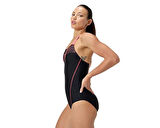 Speedo Speedo Medley Logo Mdlt Af Kadın Yüzme Mayosu 8-1347417926 Turuncu