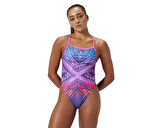 SPEEDO SPEEDO PLMT DIGI VBK 1PC AF BLUE Kadın Yüzme Mayosu 8-00349918346 Mavi