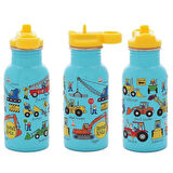 400 ML PİPETLİ PASLANMAZ ÇELİK MATARA -WHEELS