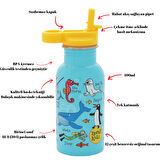 400 ML PİPETLİ PASLANMAZ ÇELİK MATARA -OCEAN