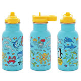 400 ML PİPETLİ PASLANMAZ ÇELİK MATARA -OCEAN