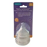  Lansinoh Natural Wave Biberon Emziği - Orta Akış