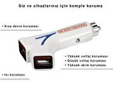 Black&Decker PIUSB2BE 3.1 Amper Çift Çıkışlı USB Araç Şarj Cihazı