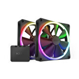 NZXT F140 RGB Siyah 120 mm Fan (2'li Set) RF-R14DF-B1
