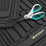 Michelin MC33863 Tüm Araçlara Uyumlu 3 Parça Üniversal 3D Havuzlu Oto Paspas