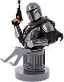 Star Wars Mandalorian Dualsense Dualshock Oyun Kolu Kablo Tutucu Telefon Uyumlu Cable Guys Lisanslı Orijinal