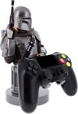 Star Wars Mandalorian Dualsense Dualshock Oyun Kolu Kablo Tutucu Telefon Uyumlu Cable Guys Lisanslı Orijinal