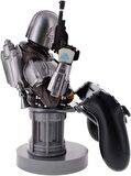 Star Wars Mandalorian Dualsense Dualshock Oyun Kolu Kablo Tutucu Telefon Uyumlu Cable Guys Lisanslı Orijinal
