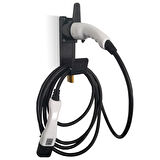 Egnio Tip2 Elektrikli Araç Şarj Kablosu Düzenleyici ve Metal Askı(Organizer) **KABLO KİLİTLENEBİLİR**Siyah