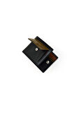 Rigby Erkek Siyah-Haki Deri Cep Tasarım Çok Bölmeli Rfid Korumalı Cüzdan