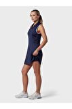 Callaway Womens Racer Back Flounce Kadın Şortlu Elbise
