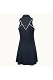 Callaway Womens Racer Back Flounce Kadın Şortlu Elbise