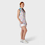 Callaway Chev Floral W Back Kadın Elbise