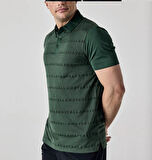 Callaway Logo Jacquard Polo Yaka Erkek Tshirt