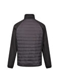 Regatta Siyah Erkek Dik Yaka Regular Fit Ceket RMN226 Clumber IV Hybrid
