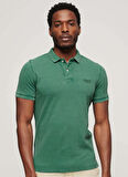 Superdry Düz Yeşil Erkek Polo T-Shirt M1110345A2LU_VINT DESTROY POLO