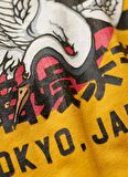 Superdry Bisiklet Yaka Baskılı Sarı Erkek T-Shirt M1011897A7SD_TOKYO VL GRAPHIC T SHI