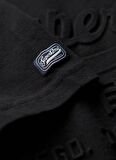 Superdry Bisiklet Yaka Düz Siyah Erkek T-Shirt M1011908A12A_EMBOSSED VL T SHIRT