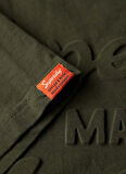 Superdry Bisiklet Yaka Düz Koyu Yeşil Erkek T-Shirt M1011915A1KM_EMBOSSED ARCHIVE GRAPH