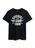 Superdry Bisiklet Yaka Baskılı Siyah Erkek T-Shirt M1011919A9RN_REWORKED CLASSICS GRAP