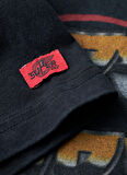 Superdry Bisiklet Yaka Baskılı Siyah Erkek T-Shirt M1011981AAFB_ROCK GRAPHIC BAND TEE