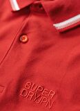 Superdry Düz Kırmızı Erkek Polo T-Shirt M1110387AOMG_SPORTSWEAR RELAXED TIP