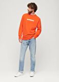 Superdry Bisiklet Yaka Turuncu Erkek Sweatshırt M2013527A2LN_LUXURY SPORT LOOSE FIT