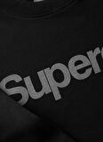 Superdry Bisiklet Yaka Siyah Erkek Sweatshırt M2013593A02A_CORE LOGO CITY LOOSE C