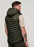 Haki Erkek Kapüşon Yaka Normal Kalıp Yelek M5011837AZC3_HOODED FUJI PADDED GIL