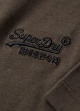 Superdry Bisiklet Yaka Düz Siyah Erkek T-Shirt M1011927A06A_ESSENTIAL LOGO EMB TEE