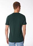 Superdry Bisiklet Yaka Düz Yeşil Erkek T-Shirt M1011245M20E_ESSENTIAL LOGO EMB TEE