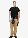 Superdry Bisiklet Yaka Siyah Erkek T-Shirt M1011245M-16A_ESSENTIAL LOGO EMB TE