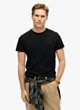 Superdry Bisiklet Yaka Siyah Erkek T-Shirt M1011245M-16A_ESSENTIAL LOGO EMB TE