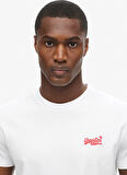 Superdry Bisiklet Yaka Beyaz Erkek T-Shirt M1011245A-C1M_ESSENTIAL LOGO EMB TE