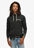 Superdry Kapüşon Yaka Siyah Sweatshırt M2013689A02A_TATTOO GRAPHIC HOODIE