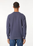 Superdry Bisiklet Yaka Lacivert Erkek Sweatshırt M2013714AJUA_CLASSIC CORE LOGO SWEA