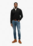 Superdry Dik Yaka Siyah Erkek Sweatshırt M2013750A-02A