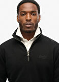 Superdry Dik Yaka Siyah Erkek Sweatshırt M2013750A-02A