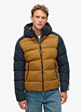Superdry Lacivert Erkek Mont M5011903A4BJ_HOOD COLOUR BLOCK SPOR
