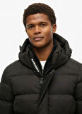 Superdry Siyah Erkek Mont M5011907A02A_HOODED MICROFIBRE SPOR