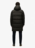 Superdry Siyah Erkek Mont M5011917A02A_HOODED SPORTS PUFFER M
