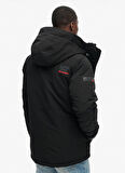 Superdry Siyah Erkek Mont M5011922A02A_HOOD ULTIMATE EMB WIND